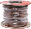 Brown, 24 strand, 18AWG, heavy duty, tinned copper wire with a PVC insulator suitable for indoor, general purpose wiring.