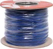 Blue, 24 strand, 18AWG, heavy duty, tinned copper wire with a PVC insulator suitable for indoor, general purpose wiring.