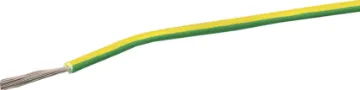 18AWG Green/Yellow Tinned Earth Heavy Duty Hook Up Cable Suitable for general purpose wiring.