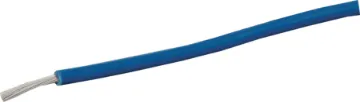 17AWG Blue Tinned Extra Heavy Duty Hook Up Cable Blue, 32 strand, 17AWG, heavy duty, high current, tinned copper wire with a PVC insulator suitable for indoor 240V and heavy duty wiring.