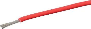13AWG Red Tinned High Temperature Hook Up Cable Designed for high temperature applications.