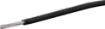 Black, 50 strand, 13AWG, heavy duty, high current, tinned copper wire with a high temperature rated PVC insulator.