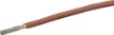 Brown, 50 strand, 13AWG, heavy duty, high current, tinned copper wire with a high temperature rated PVC insulator.
