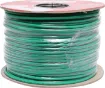 Green, 50 strand, 13AWG, heavy duty, high current, tinned copper wire with a high temperature rated PVC insulator.