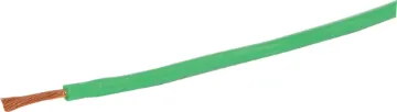 18AWG Green Silicon High Temperature Hook Up Cable Suitable for general purpose wiring. High temperature silicone outer - rated to 180 degrees celcius.