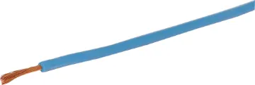 18AWG Blue Silicon High Temperature Hook Up Cable Suitable for general purpose wiring. High temperature silicone outer - rated to 180 degrees celcius.