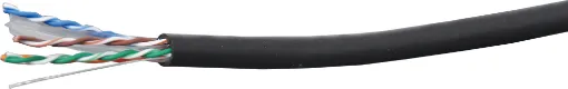 U/UTP (unshielded twisted pair) network cable with UV stabilised sheath for exterior use