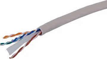 Grey Cat6 UTP Ethernet Data Cable ACMA approved. Industry standard single conductor UTP (unshielded twisted pair) computer network cable.
