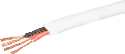 Ideal for wiring hi-fi system speakers using a single cable run. ie. Wiring rear speakers back to amplifier.