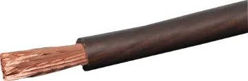 0AWG 250A Black Power Cable Solid copper 0 gauge high current power cabling for battery banks and power systems.