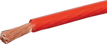 4AWG 146A Red Power Cable  High power handling cable for distributing power. Commonly used as power cable for car stereo systems, where high current handling is crucial for powerful, clean sound.