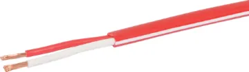 7/0.42 Electrafire Red Double Insulated Fire Cable Approved fire cable for use in evac systems, detection and alarm systems.  V75 PVC jacket.
