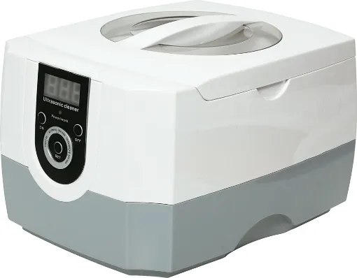 This high power ultrasonic cleaner removes even more dirt and grime from jewelry and small parts! Perfect for optometrists, jewellers, lab technicians, watch servicing etc. This new high power model is great for the toughest of fine cleaning jobs. It produces millions of microscopic cleansing bubbles.