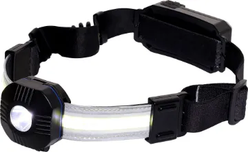 280 Lumen Multi-Function LED Headband Torch This multi-function LED head torch features front and rear mounted lamps for a variety of outdoor activities. It's also great for working in tight, dimly lit spaces such as behind equipment, under vehicles etc.