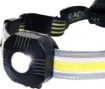 This multi-function LED head torch features front and rear mounted lamps for a variety of outdoor activities. It's also great for working in tight, dimly lit spaces such as behind equipment, under vehicles etc.