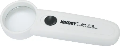 A high quality handheld magnifier with 37mm glass lens aided by 2 x LEDs for illumination. Great for stamp  and coin collectors. Runs on 3 x AAA batteries.