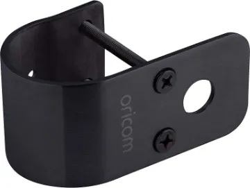Antenna Bracket - 50mm Bull Bar Mount Black powdercoated brackets to suit 50mm diameter bull bars on 4WDs.
