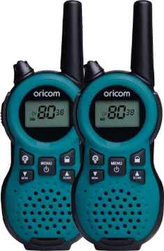 PMR795 80Ch 0.5W UHF CB Transceivers Perfect for the family that loves the outdoors this radio twin pack delivers exceptional voice quality and a range of up to 3km in optimal conditions. Each radio requires 3 x AAA batteries.