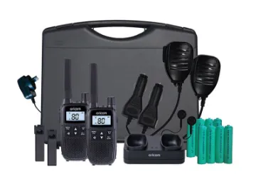 UHFTP2390 80Ch 2W UHF CB Transceiver Pair This 2 Watt UHF CB radio trade pack features two UHF2390 UHF CB radios and a kit of accessories to make sure you are connected wherever you find yourself, whether you’re off road, camping, fishing or working around the construction site.