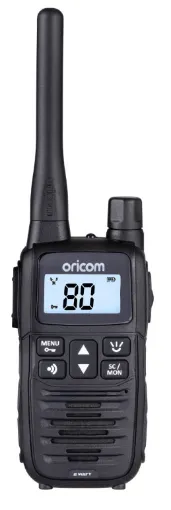 Introducing the UHF2400 Handheld UHF CB Radio Twin Pack, complete with a convenient charging pod. These powerful 2 Watt radios are specifically designed for outdoor activities such as camping, hiking, and recreational adventures.