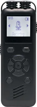 Digital Voice Recorder 16GB Records CD quality audio where ever you may need it. Ideal for recording interviews and educational note taking in lectures and classrooms. Records in MP3 or WAV up to a maximum 1536kbps (CD quality).