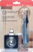 A DIY kit for repairing old clocks or creating your own designs. Quartz movement ensures accuracy. Includes 3 styles of hands.  Requires single AA battery. 16-21mm panel thickness.