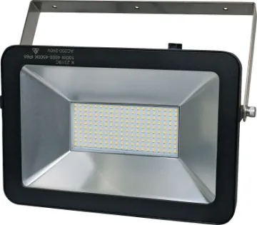 100W 240V AC IP65 Natural White LED Floodlight These 240V AC floodlights are ideal for fixed domestic and commercial applications. Fitted with stainless steel hardware and brackets to ensure a long life in harsh outdoor conditions. IP65 rated.