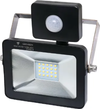 10W 240V AC IP65 Natural White LED Floodlight with Motion Sensor These 240V AC floodlights are ideal for fixed domestic and commercial applications. Fitted with stainless steel hardware and brackets to ensure a long life in harsh outdoor conditions. IP65 rated.