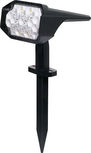 This solar spotlight is suitable for highlighting all your garden and landscape features, or to light up your pathway. 