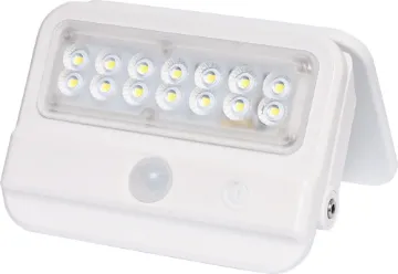 4W 500 Lumen Solar Power Sensor Floodlight This 4W 500 lumen LED Solar Powered Sensor Floodlight features a quality plastic body and durable mounting bracket. It can be mounted as a wall light.