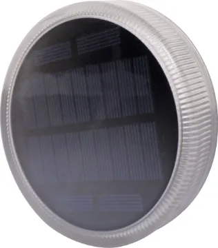 Solar Garden/Deck LED Lamp This sturdy outdoor light features in-built solar panel, battery and dusk sensor.