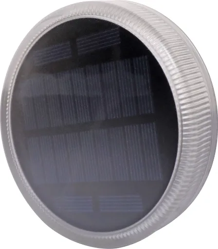 This sturdy outdoor light features in-built solar panel, battery and dusk sensor.