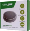 This sturdy outdoor light features in-built solar panel, battery and dusk sensor.