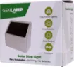 This sturdy outdoor light features in-built solar panel, battery and dusk sensor.