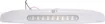 This sensor awning light is designed for installation on the exterior of caravans, RVs and vehicles where a handy motion detect light is needed. IP65 weatherproof rated.  12-24V DC input. Size: 372W x 52D x 53Hmm.