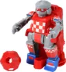 Create your own family world cup with these fun football 
robots. 2 players included with pitch (1m x 0.8m), goals, ball and cones.