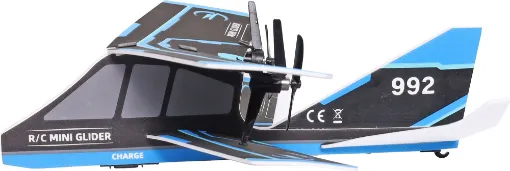 Experience the thrill of flying with this remote control plane! This ingeniously designed plane operates at 2.4GHz, featuring a double-wing design for precise speed control and optimal flight stability. 