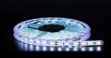 IP65 5050 Cool White 12 Volt LED Strip Light 5m This LED strip lighting on reels is remarkably easy to install in virtually any length you desire.