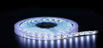 IP65 5050 Cool White 12V LED Silicon Strip Light 5m <b>Silicon Type</b> This LED strip lighting on reels is remarkably easy to install in virtually any length you desire.