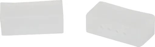 Soft silicone end caps for waterproofing 3528 chip size IP65 strip lighting. 