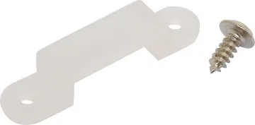 Pk10 Fixing Clips And Screws For IP65 Strip lighting Rubber fixing clips with 2 screws each for clamping down the IP65 outdoor strip lighting range.
