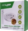 This affordable LED strip sensor light includes 1m of adhesive backed warm white LED strip and a PIR simple motion detect controller. It is ideal for wardrobes, cupboards and storage areas where LED lighting is only required when you open the door.