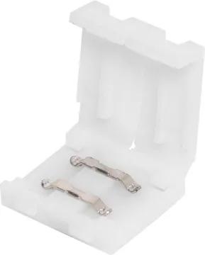 Joiner to Suit For Single Colour 5050 Chip LED Strips - 4pk Allows you to join LED strips to corner pieces or additional lengths of LED strip.