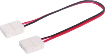 Flexible Lead Joiner For 5050 Chip Single Colour LED Strips This flexible lead joiner allows you to connect LED strips through cabinet dividers, around corners etc.