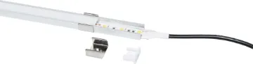 1m Aluminium Channel Frosted Diffuser for LED Strip Lighting This 1m aluminium channel provides a stylish and neat finish to LED strip lights when mounting under cabinetry or in locations where the LEDs can be seen.