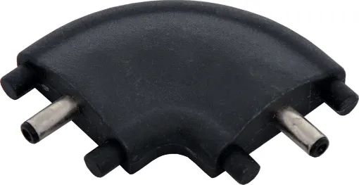 A 17mm right angle plastic joiner to connect X3250 and X3251 LED strips together. 