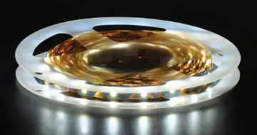 Cool White LED Adhesive Zig Zag Strip Lighting 2835 Chip Uniquely shaped design allows you to run LED strips around corners seamlessly without any joiners or plugs.