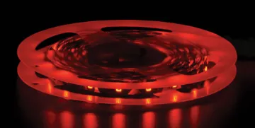 Red LED Adhesive Zig Zag Strip Lighting 2835 Chip Uniquely shaped design allows you to run LED strips around corners seamlessly without any joiners or plugs.