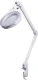 LED Desk Mount Magnifying Lamp 130mm 3 Diopter Our top of the range LED desktop magnifier lamp with 130mm lens and 3 diopter magnification.