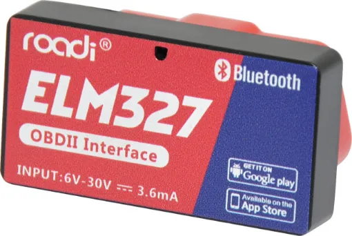 If your vehicle is fitted with an OBDII port, this dongle can be plugged in and connected via Bluetooth to a smartphone to provide a wealth of diagnostic information. 